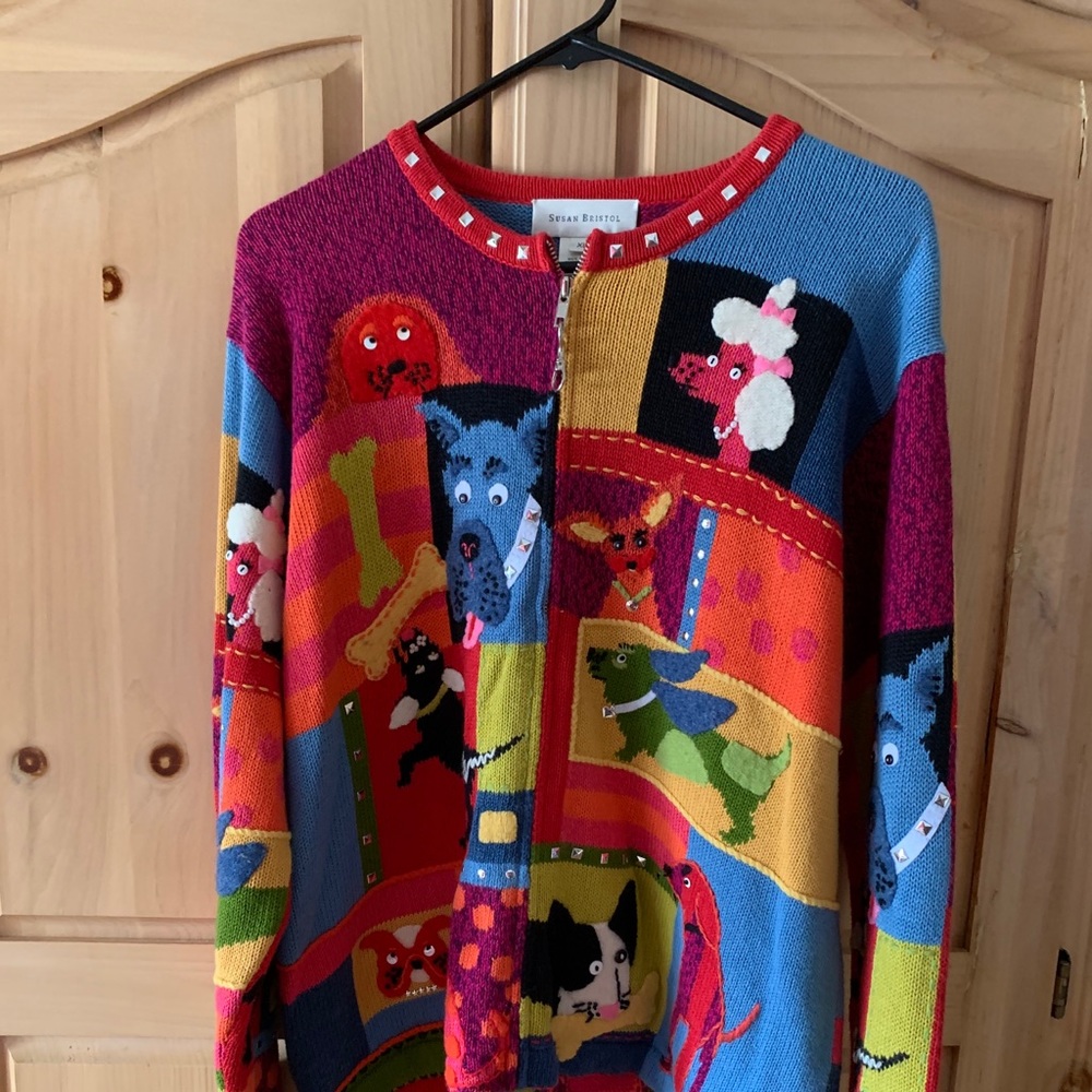Susan Bristol dog sweater